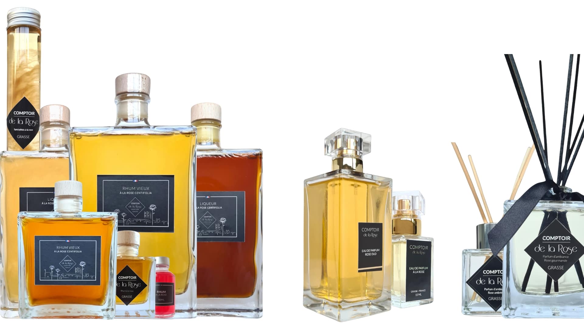 Exemples de photos professionnels prises par Pierre Fayard pour le Comptoir de la Rose