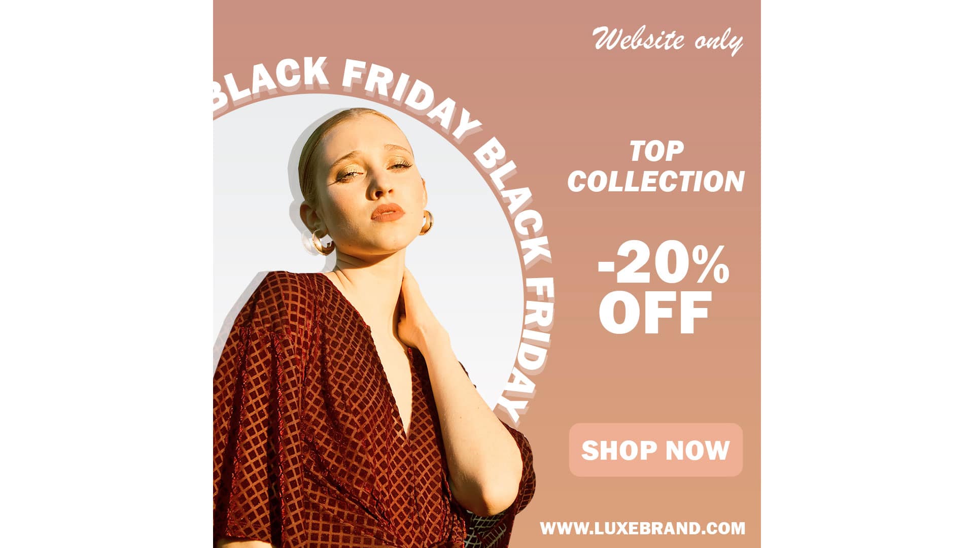 Conception d'un visuel Instagram sur Photoshop au style luxe par Pierre Fayard