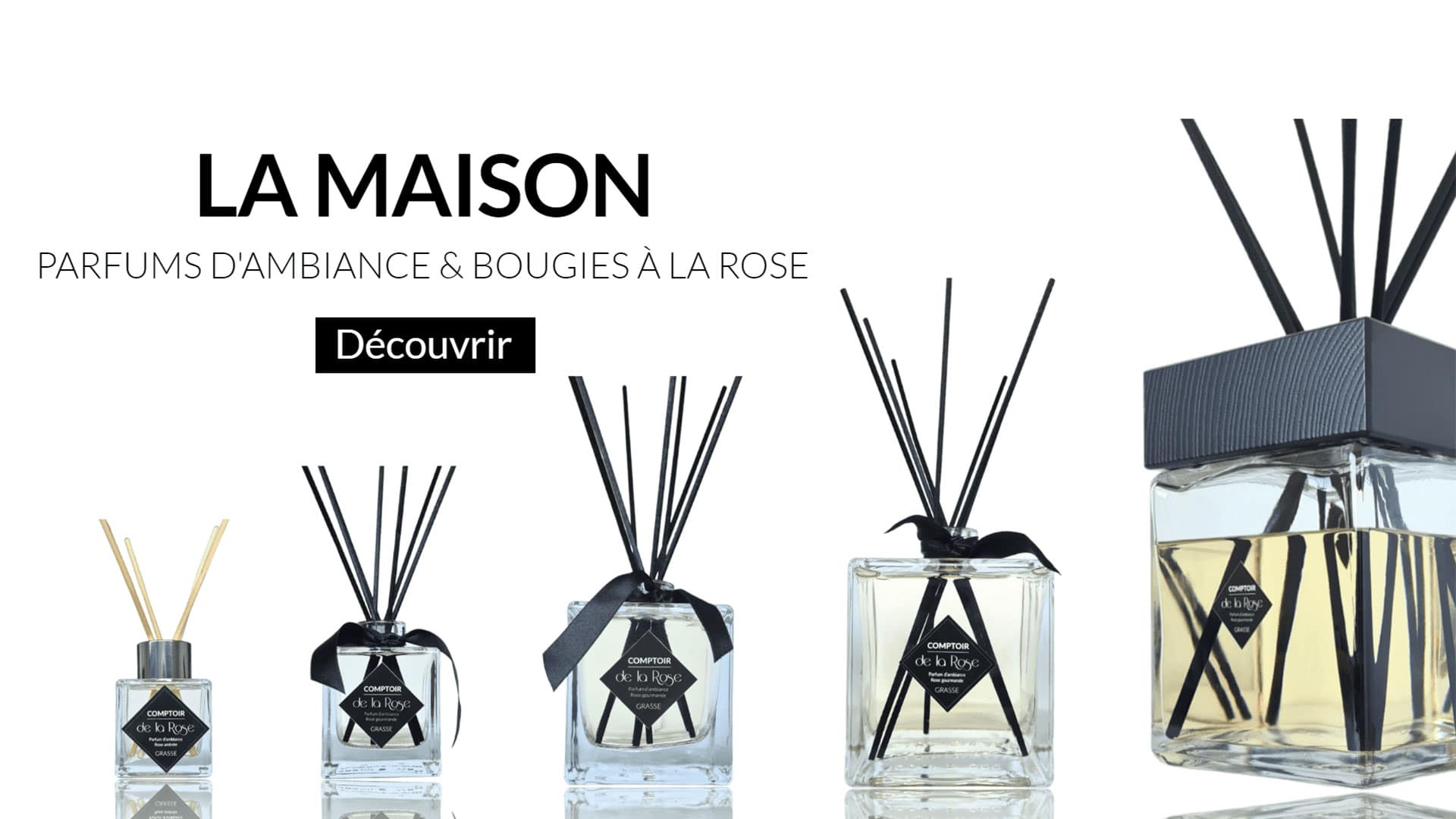 Slider de la catégorie maison pour le Comptoir de la Rose - Pierre Fayard