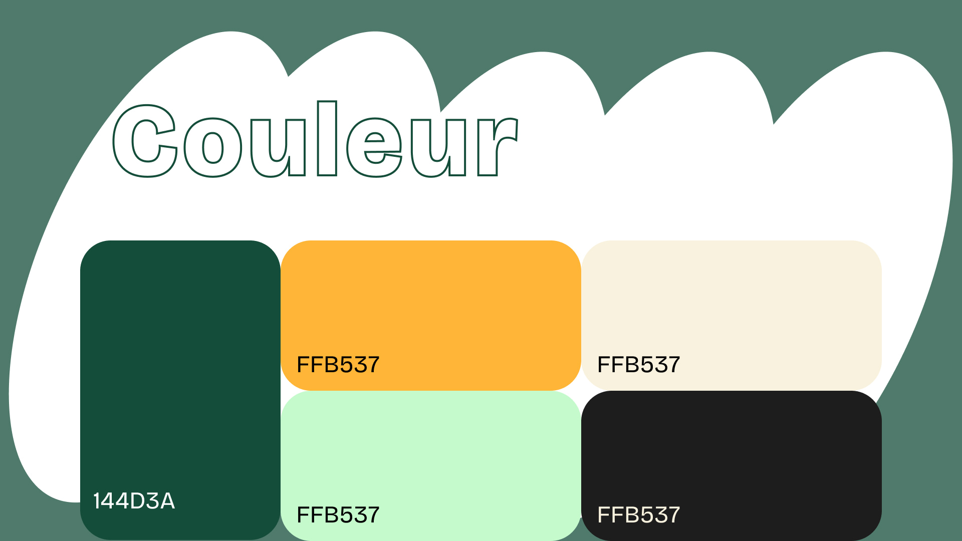 Couleurs du projet Le Grove au hackathon Reboot 2023 par Pierre Fayard