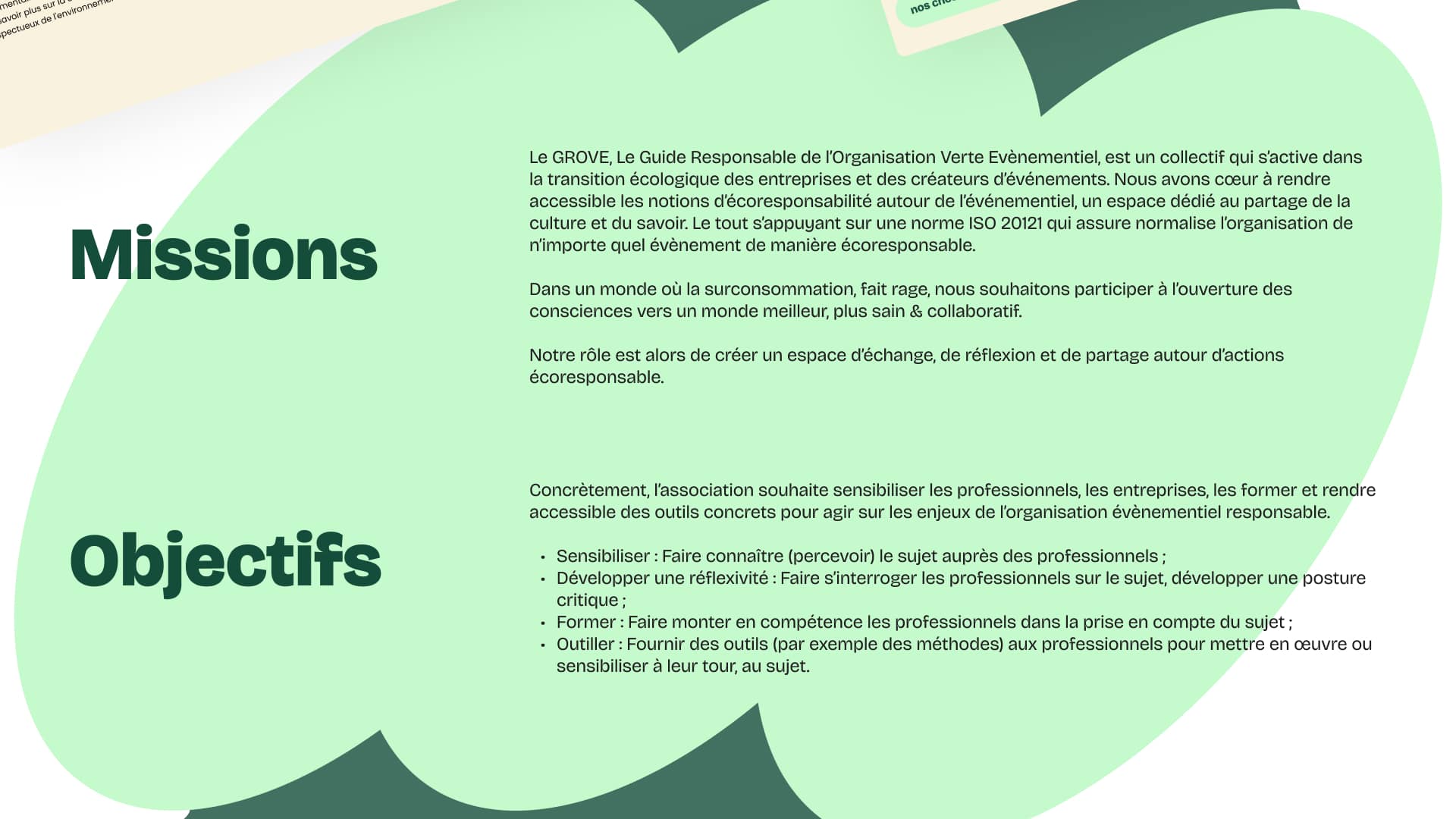 Mission et objectifs du projet Le Grove au hackathon Reboot 2023 par Pierre Fayard