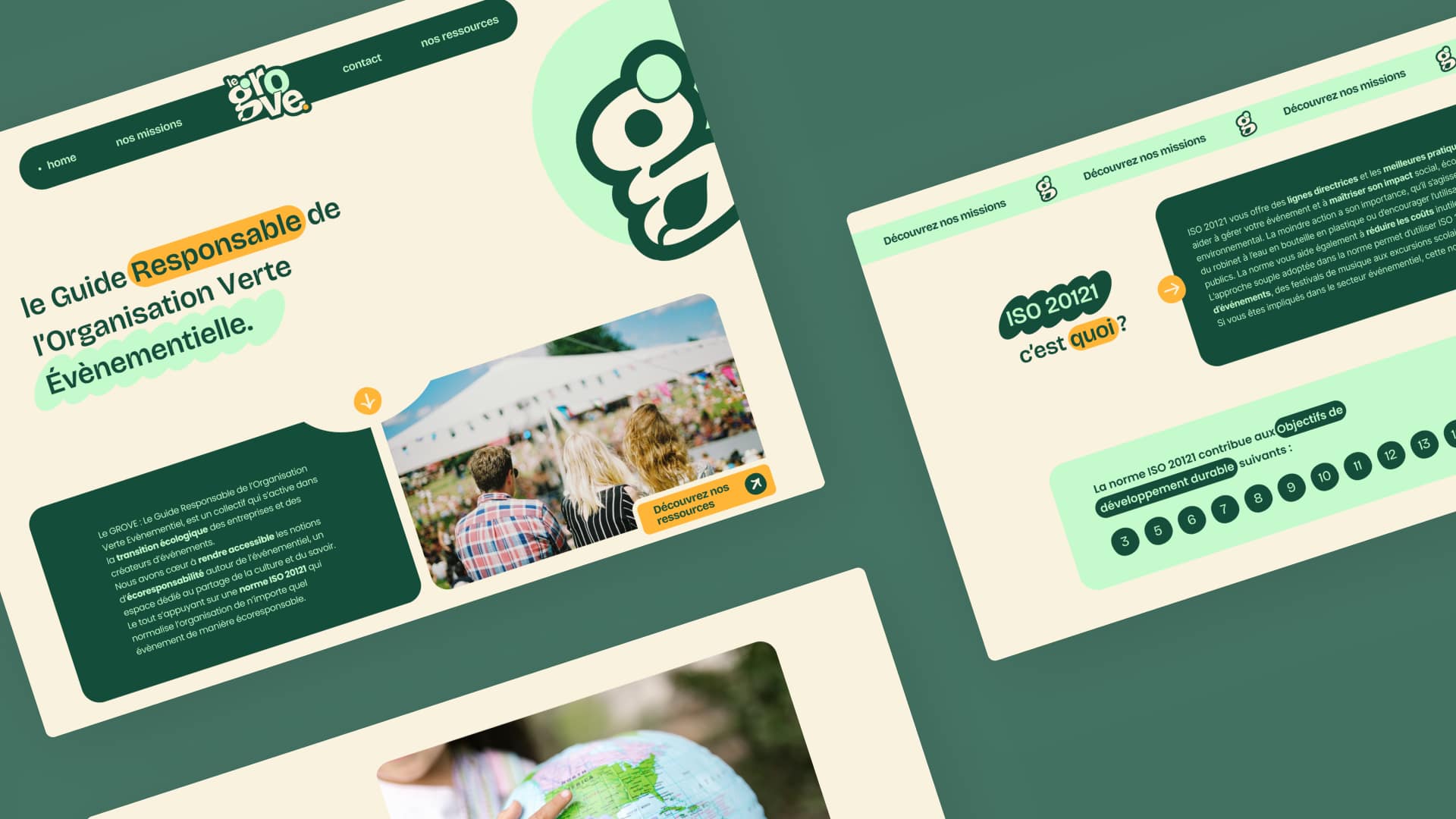 Slide 1 du projet Le Grove au hackathon Reboot 2023 par Pierre Fayard