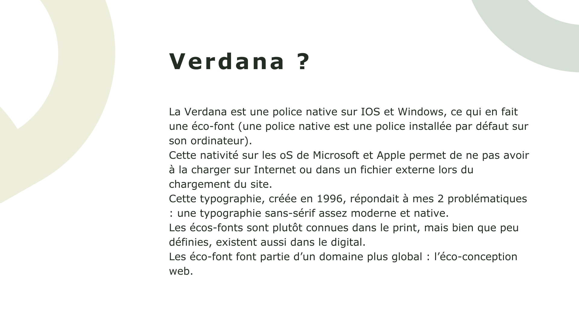 Slide de typographie du projet de cours Ecolobo par Pierre Fayard