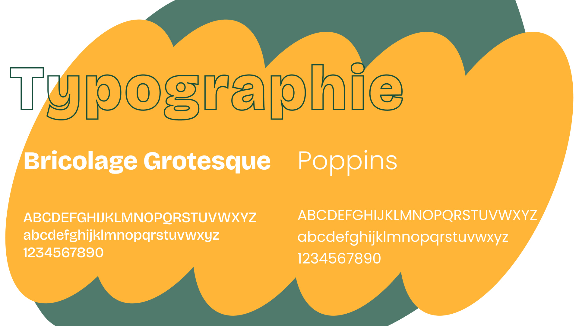 Typographie du projet Le Grove au hackathon Reboot 2023 par Pierre Fayard