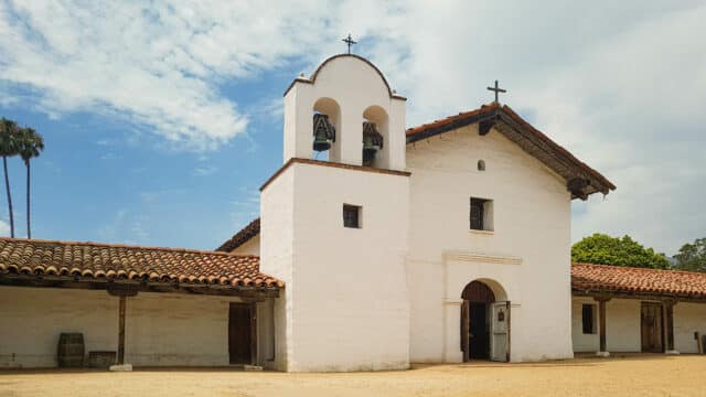 PRESIDIO-SANTA-BARBARA-PIERRE-FAYARD Presidio de Santa Barbara en Californie par Pierre Fayard